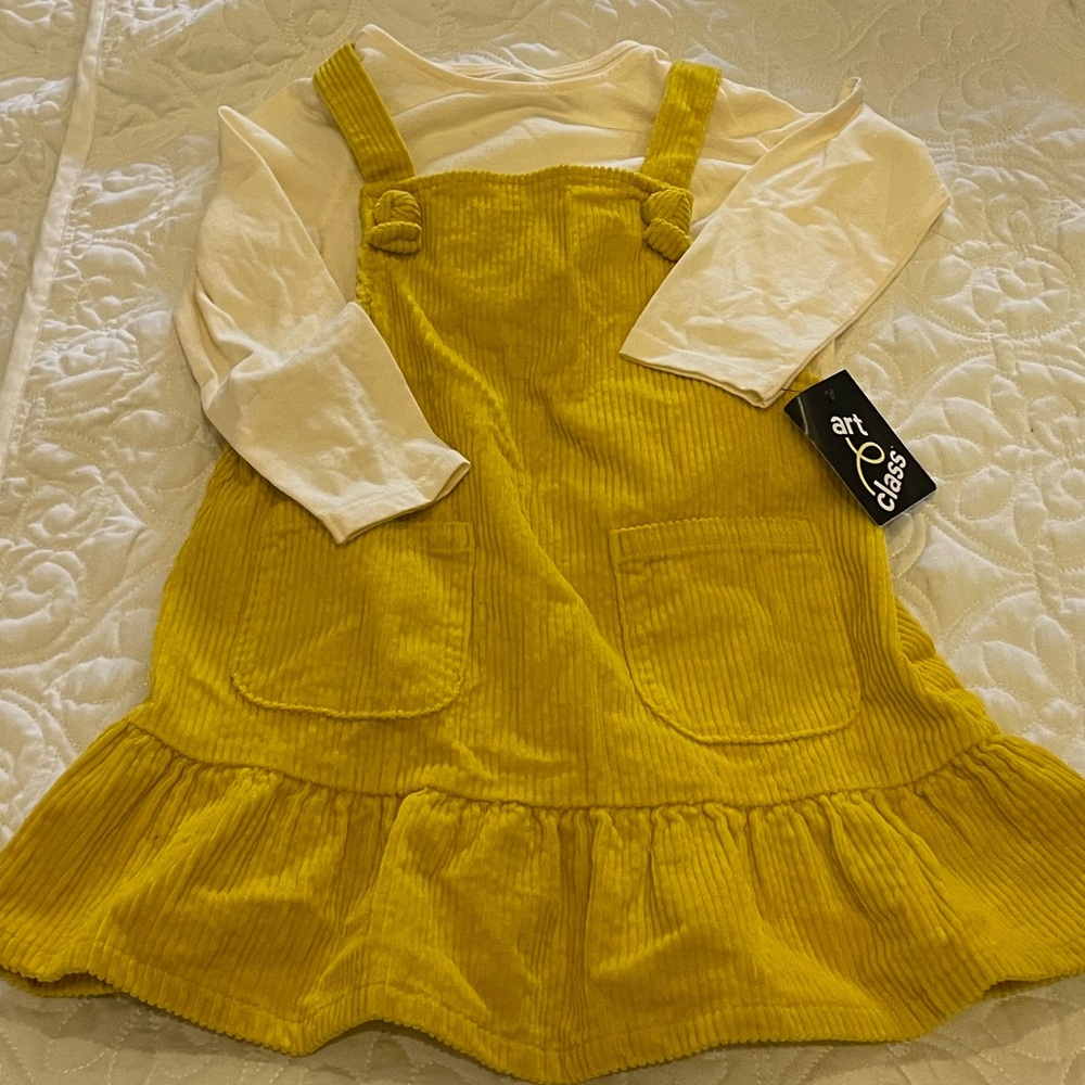 Corduroy Skirt + Top Set